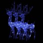 vidaXL LED-Rentiere 3 Stk. Acryl 120 cm Blau vidaXL LED-Rentiere 3 Stk. Acryl 120 cm Blau