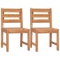 vidaXL 3-tlg. Garten-Essgruppe Massivholz Teak vidaXL 3-tlg. Garten-Essgruppe Massivholz Teak