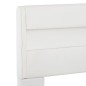 Bettgestell mit LED Weiß Kunstleder 120x200 cm Bettgestell mit LED Weiß Kunstleder 120x200 cm