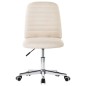 Esszimmerstühle 2 Stk. Creme Stoff Esszimmerstühle 2 Stk. Creme Stoff
