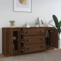 vidaXL Sideboards 3 Stk. Braun Eichen-Optik Holzwerkstoff vidaXL Sideboards 3 Stk. Braun Eichen-Optik Holzwerkstoff