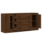 vidaXL Sideboards 3 Stk. Braun Eichen-Optik Holzwerkstoff vidaXL Sideboards 3 Stk. Braun Eichen-Optik Holzwerkstoff