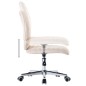 Esszimmerstühle 2 Stk. Creme Stoff Esszimmerstühle 2 Stk. Creme Stoff