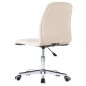 Esszimmerstühle 2 Stk. Creme Stoff Esszimmerstühle 2 Stk. Creme Stoff