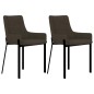 vidaXL Esszimmerstühle 2 Stk. Braun Stoff vidaXL Esszimmerstühle 2 Stk. Braun Stoff