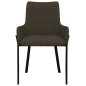 vidaXL Esszimmerstühle 2 Stk. Braun Stoff vidaXL Esszimmerstühle 2 Stk. Braun Stoff