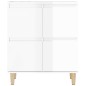 vidaXL Sideboards 3 Stk. Hochglanz-Weiß 60x35x70 cm Holzwerkstoff vidaXL Sideboards 3 Stk. Hochglanz-Weiß 60x35x70 cm Holzwerkstoff