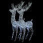vidaXL XXL Rentiere Weihnachtsdekoration Acryl 250 LED 2 Stk. 180 cm vidaXL XXL Rentiere Weihnachtsdekoration Acryl 250 LED 2 Stk. 180 cm