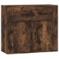 vidaXL Sideboards 3 Stk. Räuchereiche Holzwerkstoff vidaXL Sideboards 3 Stk. Räuchereiche Holzwerkstoff