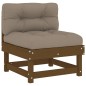 vidaXL 5-tlg. Garten-Lounge-Set mit Kissen Honigbraun Massivholz vidaXL 5-tlg. Garten-Lounge-Set mit Kissen Honigbraun Massivholz