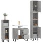 vidaXL 3-tlg. Badmöbel-Set Betongrau Holzwerkstoff vidaXL 3-tlg. Badmöbel-Set Betongrau Holzwerkstoff