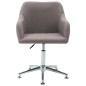 Esszimmerstühle Drehbar 2 Stk. Taupe Stoff Esszimmerstühle Drehbar 2 Stk. Taupe Stoff