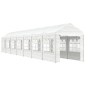 vidaXL Pavillon mit Dach Weiß 15,61x2,28x2,69 m Polyethylen vidaXL Pavillon mit Dach Weiß 15,61x2,28x2,69 m Polyethylen