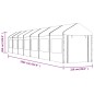 vidaXL Pavillon mit Dach Weiß 15,61x2,28x2,69 m Polyethylen vidaXL Pavillon mit Dach Weiß 15,61x2,28x2,69 m Polyethylen