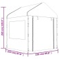 vidaXL Pavillon mit Dach Weiß 15,61x2,28x2,69 m Polyethylen vidaXL Pavillon mit Dach Weiß 15,61x2,28x2,69 m Polyethylen