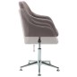 Esszimmerstühle Drehbar 2 Stk. Taupe Stoff Esszimmerstühle Drehbar 2 Stk. Taupe Stoff