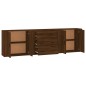 vidaXL Sideboards 3 Stk. Braun Eichen-Optik Holzwerkstoff vidaXL Sideboards 3 Stk. Braun Eichen-Optik Holzwerkstoff