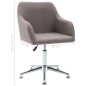 Esszimmerstühle Drehbar 2 Stk. Taupe Stoff Esszimmerstühle Drehbar 2 Stk. Taupe Stoff