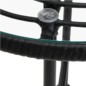 vidaXL 5-tlg. Garten-Essgruppe Schwarz Poly Rattan vidaXL 5-tlg. Garten-Essgruppe Schwarz Poly Rattan