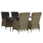 vidaXL 5-tlg. Garten-Essgruppe Braun Poly Rattan vidaXL 5-tlg. Garten-Essgruppe Braun Poly Rattan