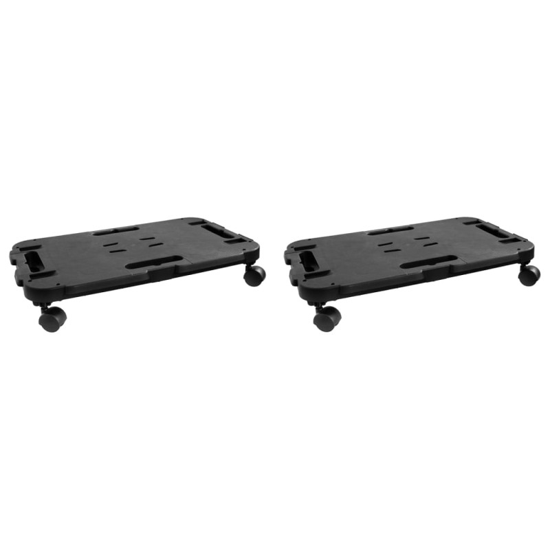 vidaXL Transportroller 2 Stk. Schwarz Polypropylen 200 kg vidaXL Transportroller 2 Stk. Schwarz Polypropylen 200 kg