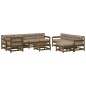 vidaXL 10-tlg. Garten-Lounge-Set mit Kissen Honigbraun Massivholz vidaXL 10-tlg. Garten-Lounge-Set mit Kissen Honigbraun Massivholz