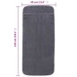 vidaXL Strandtücher 6 Stk. Anthrazit 60x135 cm Stoff 400 GSM vidaXL Strandtücher 6 Stk. Anthrazit 60x135 cm Stoff 400 GSM