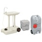vidaXL Tragbare Campingtoilette mit Waschbecken und Wasserbehälter vidaXL Tragbare Campingtoilette mit Waschbecken und Wasserbehälter