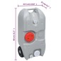 vidaXL Tragbare Campingtoilette mit Waschbecken und Wasserbehälter vidaXL Tragbare Campingtoilette mit Waschbecken und Wasserbehälter