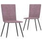 Esszimmerstühle 2 Stk. Rosa Samt Esszimmerstühle 2 Stk. Rosa Samt
