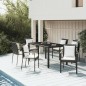 vidaXL 7-tlg. Garten-Essgruppe mit Kissen Schwarz Poly Rattan vidaXL 7-tlg. Garten-Essgruppe mit Kissen Schwarz Poly Rattan