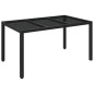 vidaXL 7-tlg. Garten-Essgruppe mit Kissen Schwarz Poly Rattan vidaXL 7-tlg. Garten-Essgruppe mit Kissen Schwarz Poly Rattan