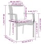 vidaXL 7-tlg. Garten-Essgruppe mit Kissen Schwarz Poly Rattan vidaXL 7-tlg. Garten-Essgruppe mit Kissen Schwarz Poly Rattan
