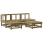 vidaXL 5-tlg. Garten-Lounge-Set mit Kissen Imprägniertes Kiefernholz vidaXL 5-tlg. Garten-Lounge-Set mit Kissen Imprägniertes Kiefernholz