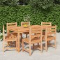 vidaXL 7-tlg. Garten-Essgruppe Massivholz Teak vidaXL 7-tlg. Garten-Essgruppe Massivholz Teak