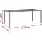 vidaXL 9-tlg. Garten-Essgruppe mit Kissen Grau Poly Rattan vidaXL 9-tlg. Garten-Essgruppe mit Kissen Grau Poly Rattan