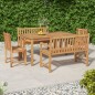 vidaXL 5-tlg. Garten-Essgruppe Massivholz Teak vidaXL 5-tlg. Garten-Essgruppe Massivholz Teak