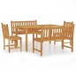 vidaXL 5-tlg. Garten-Essgruppe Massivholz Teak vidaXL 5-tlg. Garten-Essgruppe Massivholz Teak
