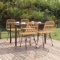vidaXL 5-tlg. Garten-Essgruppe Poly Rattan vidaXL 5-tlg. Garten-Essgruppe Poly Rattan