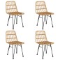vidaXL 5-tlg. Garten-Essgruppe Poly Rattan vidaXL 5-tlg. Garten-Essgruppe Poly Rattan