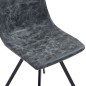 Esszimmerstühle 4 Stk. Schwarz Kunstleder Esszimmerstühle 4 Stk. Schwarz Kunstleder