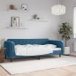 Tagesbett Blau 90x200 cm Samt Tagesbett Blau 90x200 cm Samt