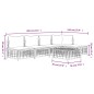 vidaXL 6-tlg. Garten-Lounge-Set mit Kissen Anthrazit Poly Rattan vidaXL 6-tlg. Garten-Lounge-Set mit Kissen Anthrazit Poly Rattan