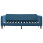 Tagesbett Blau 90x200 cm Samt Tagesbett Blau 90x200 cm Samt