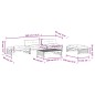 vidaXL 5-tlg. Garten-Lounge-Set mit Kissen Honigbraun Massivholz vidaXL 5-tlg. Garten-Lounge-Set mit Kissen Honigbraun Massivholz