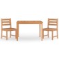vidaXL 3-tlg. Garten-Essgruppe Massivholz Teak vidaXL 3-tlg. Garten-Essgruppe Massivholz Teak