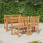 vidaXL 4-tlg. Garten-Essgruppe Massivholz Teak vidaXL 4-tlg. Garten-Essgruppe Massivholz Teak