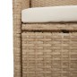 vidaXL 7-tlg. Garten-Essgruppe mit Kissen Beige Poly Rattan vidaXL 7-tlg. Garten-Essgruppe mit Kissen Beige Poly Rattan