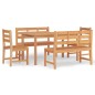 vidaXL 5-tlg. Garten-Essgruppe Massivholz Teak vidaXL 5-tlg. Garten-Essgruppe Massivholz Teak