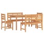 vidaXL 5-tlg. Garten-Essgruppe Massivholz Teak vidaXL 5-tlg. Garten-Essgruppe Massivholz Teak